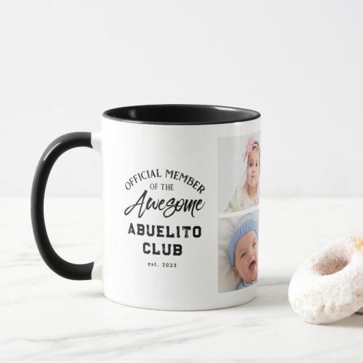 Foto Collage Phantastisch Abuelito Tasse (Mit Donut)