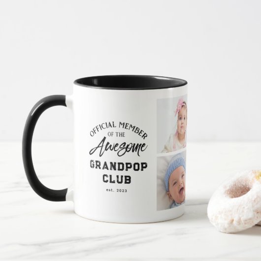 Foto Collage Phantastisch GRANDPOP Tasse (Mit Donut)