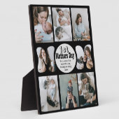 Foto Collage Plaque zum ersten Muttertag Fotoplatte (Seite)