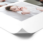 Foto Collage Poster - Bunny Pink Ballon (Ecke)