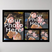 Foto Collage Poster, Vier Bilder Poster (Vorne)