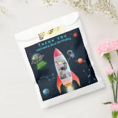 Foto Collage Riege Zwei | Rocket Space 2. Geburtst Geschenktütchen (Versiegelt)