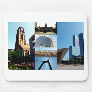 Foto Collage Rotterdam 1 Mousepad