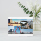 Foto Collage Rotterdam 2 Postkarte (Stehend Vorderseite)