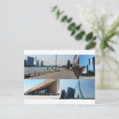 Foto Collage Rotterdam 4 Postkarte (Stehend Vorderseite)