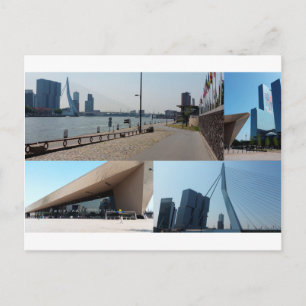 Foto Collage Rotterdam 4 Postkarte
