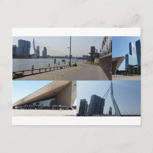 Foto Collage Rotterdam 4 Postkarte (Vorderseite)