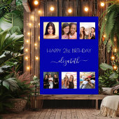 Foto-Collage Royal Blue BESTE FREUNDIN Poster