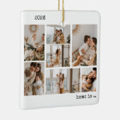 Foto-Collage-Schmuck Keramikornament (Rechts)