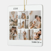 Foto-Collage-Schmuck Keramikornament (Links)