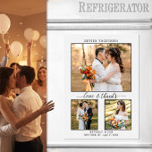 Foto Collage Script Hochzeit Danke Magnet