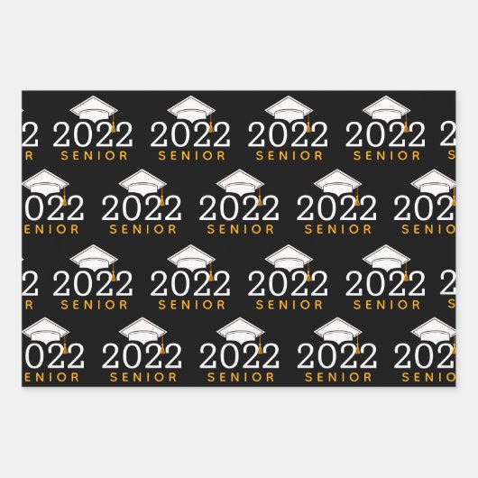 Foto Collage Senior Abschluss Geschenkpapier Set (Vorderseite 3)