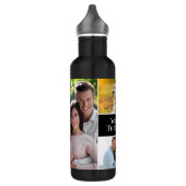 Foto Collage Sie sind die beste Modern Simple Cust Edelstahlflasche (Links)