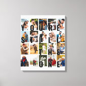 Foto Collage Sie sind immer noch das One 20 Bild Leinwanddruck (Vorderseite)