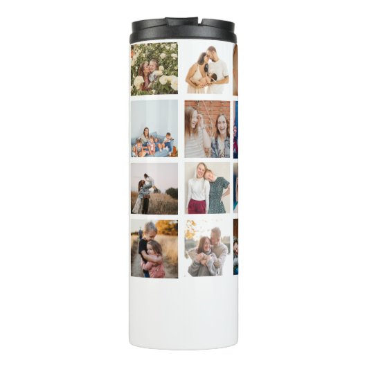 Foto-Collage-Skript Thermal Tumbler Thermosbecher (Rückseite)