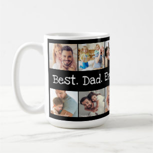 Foto Collage Spaß Der beste Vater aller Zeiten in Kaffeetasse