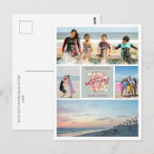 Foto Collage St Tropez Familie Freunde Urlaub Postkarte (Vorne/Hinten)