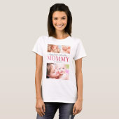 Foto Collage T - Shirt zum ersten Muttertag (Vorne ganz)