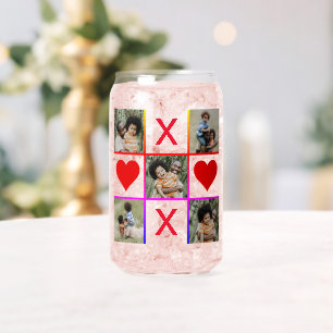 Foto Collage Tic Tac Toe Hugs Kisses Vathers Day Dosenglas