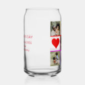 Foto Collage Tic Tac Toe Hugs Kisses Vathers Day Dosenglas (Rechts)