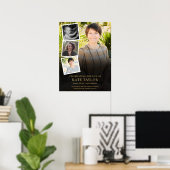 Foto-Collage-Trauerfeier des Lebensschild Poster (Heimbüro)
