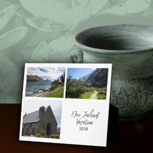 Foto Collage Urlaub Keepake Easel Zurück Plaque Fotoplatte