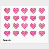 Foto Collage Valentine's Day Heart Herz-Aufkleber (Blatt)