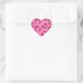 Foto Collage Valentine's Day Heart Herz-Aufkleber (Tasche)
