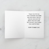 Foto Collage Vatertag Karte (Innenseite)