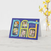 Foto Collage Vatertag Vatertag Marine Karte (Gelbe Blume)