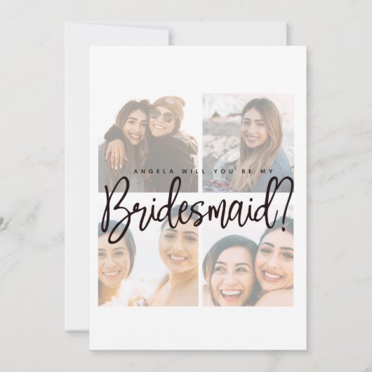 Foto-Collage verblasst Brigade Vorschlag Karte (Vorderseite)