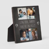 Foto-Collage Vorlage halten Liebe Papa Fotoplatte (Vorderseite)