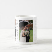 Foto Collage Wedding Bridesmaid Vielen Dank Kaffeetasse (Mittel)