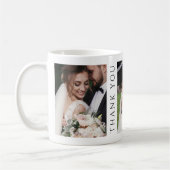 Foto Collage Wedding Bridesmaid Vielen Dank Kaffeetasse (Links)