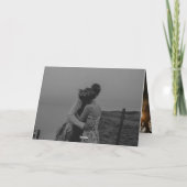 Foto Collage Wedding Vielen Dank Dankeskarte (Rückseite)