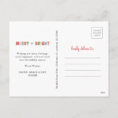 Foto Collage Weihnachten froh und hell (Rückseite)