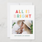 Foto Collage Weihnachten Regenbogen bunt hell (Vorderseite)