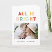 Foto Collage Weihnachten Regenbogen bunt hell (Vorderseite)