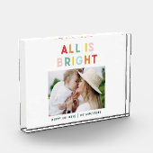 Foto Collage Weihnachten Regenbogen bunt hell ho (Links)