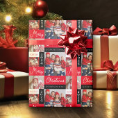 Foto Collage Weihnachtsverpackung Geschenkpapier