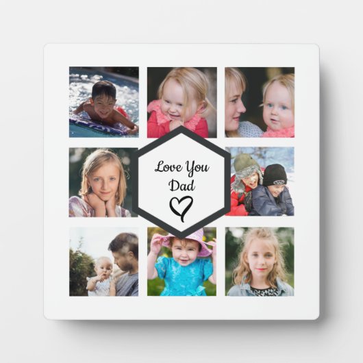 Foto Collage White Fotoplatte (Vorderseite)