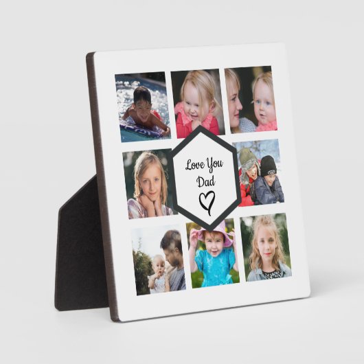 Foto Collage White Fotoplatte (Vorderseite)