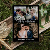 Foto Collage Wir haben Hochzeitsankündigung Einladung