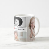 Foto-Collage wir Liebe Sie Großmutter Kaffeetasse (VorderseiteRechts)
