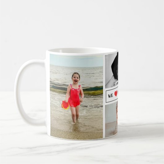 Foto Collage Wir Liebe Sie Opa Kaffeetasse (Links)