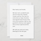 Foto Collage Year Review - Weihnachten - Neues Jah (Rückseite)