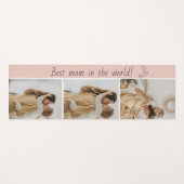 Foto Collage Yoga Mat - Beste Mama der Welt Yogamatte (Vorderseite (Horizontal))