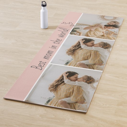 Foto Collage Yoga Mat - Beste Mama der Welt Yogamatte (Beispiel)