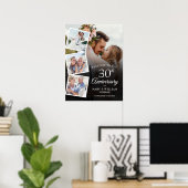 Foto Collage zum 30. Jahrestag Begrüßungszeichen Poster (Heimbüro)