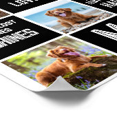 Foto-Collage zum Dog-Memorial Poster (Ecke)